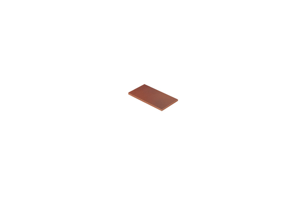 Steinzeug Spaltplatte 12,5 x 25 cm patrizierrot ofenbunt
