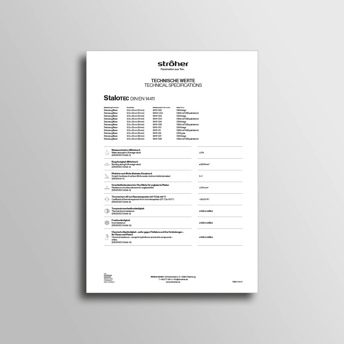 Stroeher Industrieboden Stalotec Downloads Technische Werte